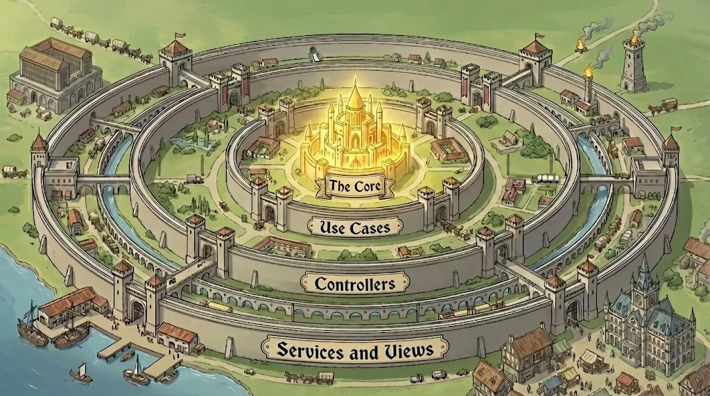 Clean Game Architecture — Dependencies Point Inward